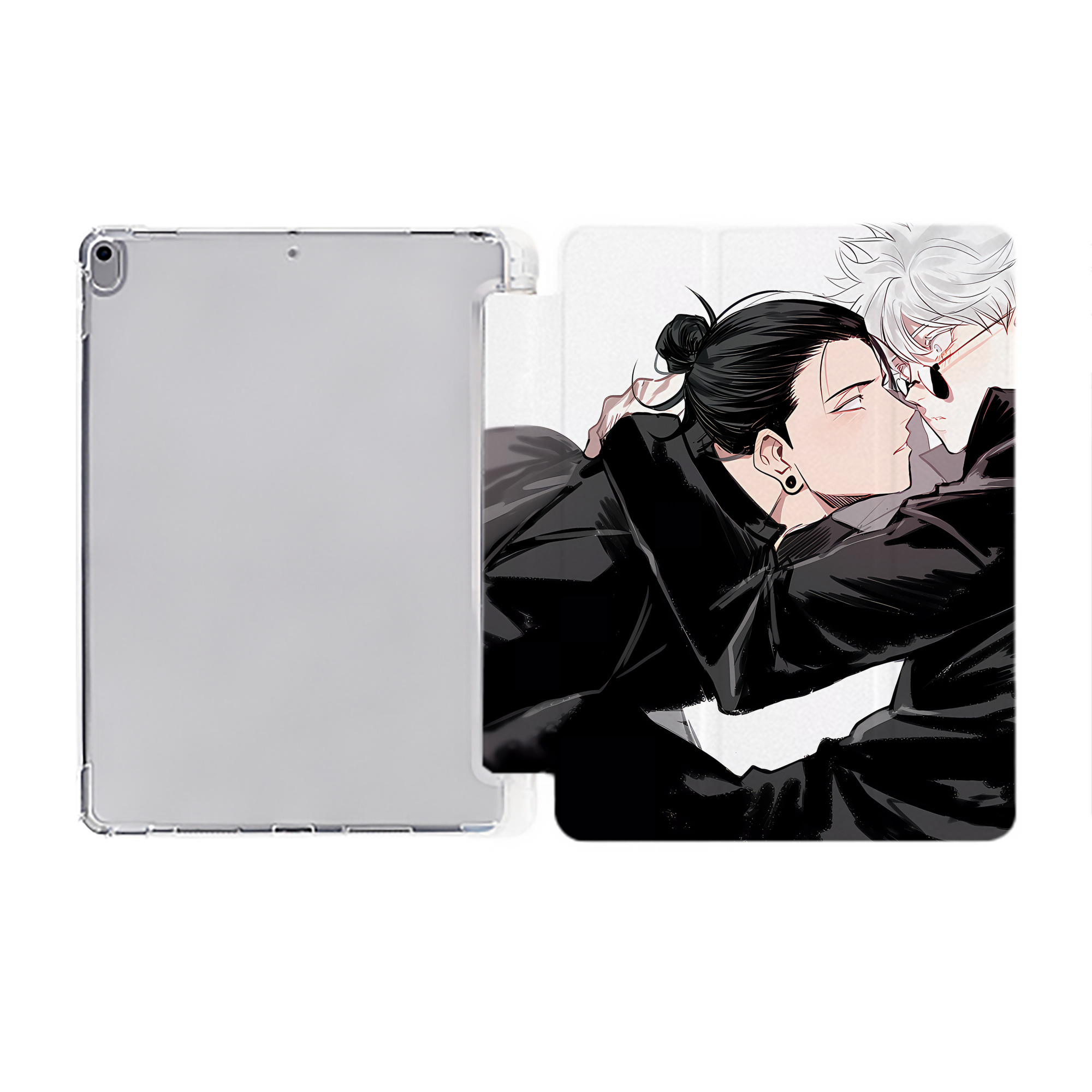 （画像用） SPY×FAMILY间谍家家酒 IPad ケース ペン収納付き 三つ折りスタンド PUレザー×シリコン 対応機種9.5/10.5/10.9インチ